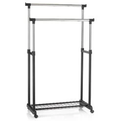 Garderobenwagen GROSSO, Höhenverstellbar Schwarz -Möbel Verkauf 18455 3 N1