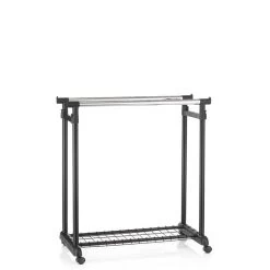 Garderobenwagen GROSSO, Höhenverstellbar Schwarz -Möbel Verkauf 18455 4 N1