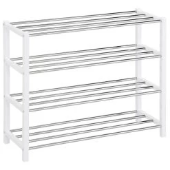 Schuhregal DUBLIN Mit 4 Böden In Weiß -Möbel Verkauf 18468 2