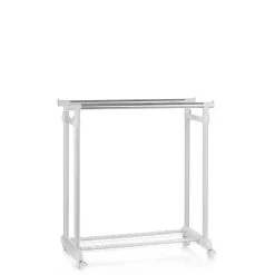 Garderobenwagen GROSSO, Höhenverstellbar Weiß 9 Garderobenwagen GROSSO, Höhenverstellbar Weiß -Möbel Verkauf 1846 4 N1