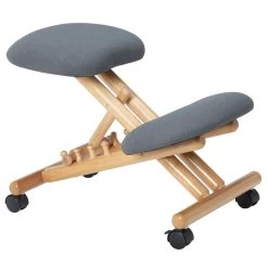 Kniehocker BORMIO Höhenverstellbar, Ergonomisch In Grau