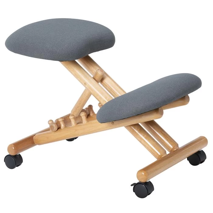 Kniehocker BORMIO Höhenverstellbar, Ergonomisch In Grau 1 Kniehocker BORMIO Höhenverstellbar, Ergonomisch In Grau