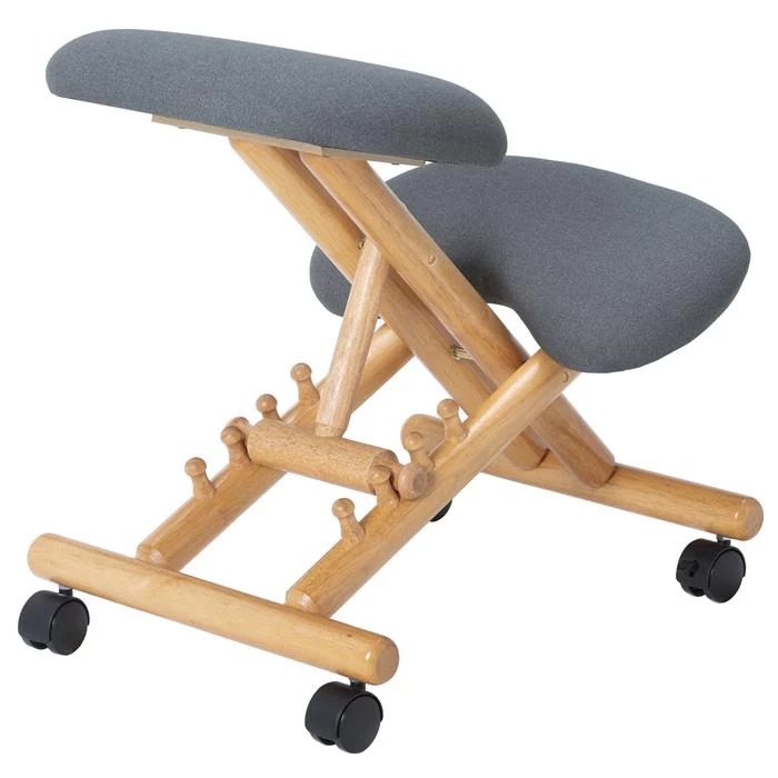 Kniehocker BORMIO Höhenverstellbar, Ergonomisch In Grau 2 Kniehocker BORMIO Höhenverstellbar, Ergonomisch In Grau – Bild 2