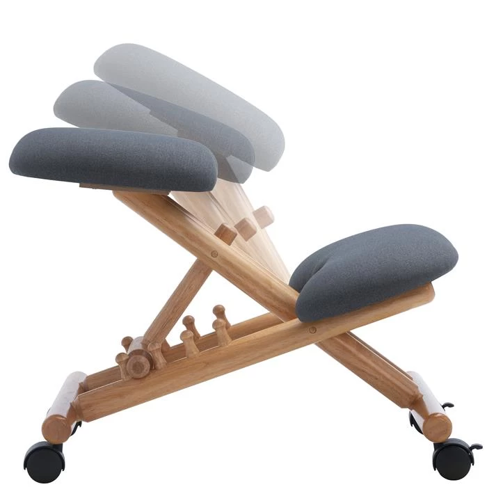 Kniehocker BORMIO Höhenverstellbar, Ergonomisch In Grau 5 Kniehocker BORMIO Höhenverstellbar, Ergonomisch In Grau – Bild 5