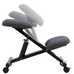 Kniehocker MALO Höhenverstellbar, Ergonomisch In Grau -Möbel Verkauf 18808 5