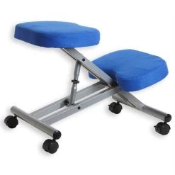 Kniehocker Kniestuhl ROBERT In Blau/alufarben 6 Kniehocker Kniestuhl ROBERT In Blau/alufarben -Möbel Verkauf 1882 2