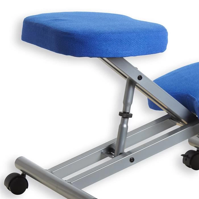 Kniehocker Kniestuhl ROBERT In Blau/alufarben 4 Kniehocker Kniestuhl ROBERT In Blau/alufarben – Bild 4