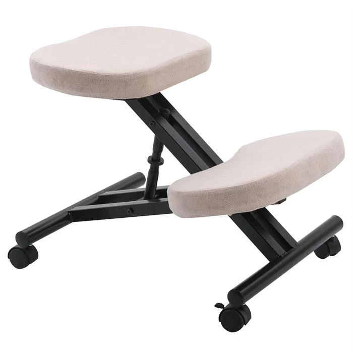 Kniehocker Kniestuhl ROBERT In Schwarz/beige 1 Kniehocker Kniestuhl ROBERT In Schwarz/beige