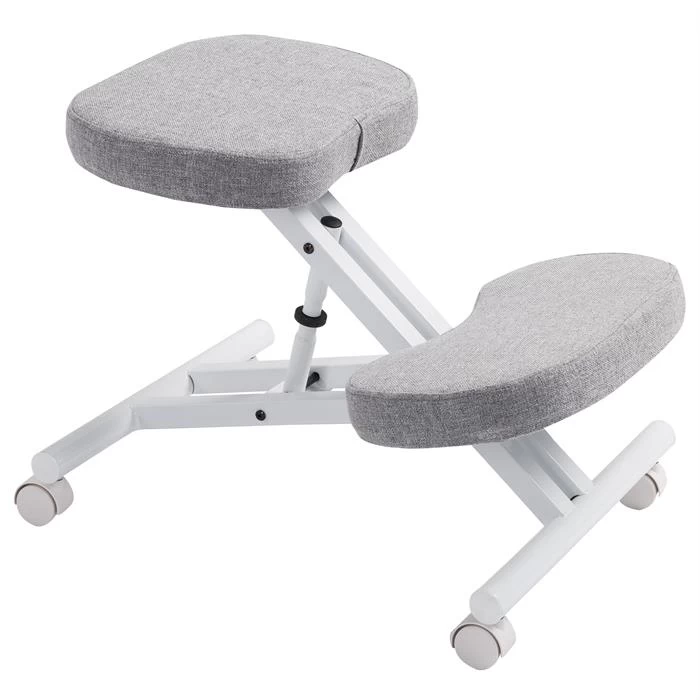 Kniehocker Kniestuhl ROBERT In Weiß/grau 1 Kniehocker Kniestuhl ROBERT In Weiß/grau