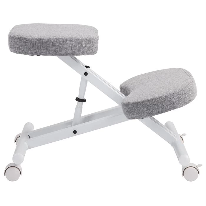 Kniehocker Kniestuhl ROBERT In Weiß/grau 3 Kniehocker Kniestuhl ROBERT In Weiß/grau – Bild 3