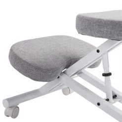 Kniehocker Kniestuhl ROBERT In Weiß/grau 10 Kniehocker Kniestuhl ROBERT In Weiß/grau -Möbel Verkauf 1886 4