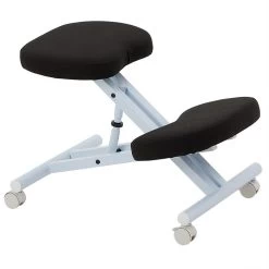 Kniehocker Kniestuhl ROBERT In Weiß/schwarz