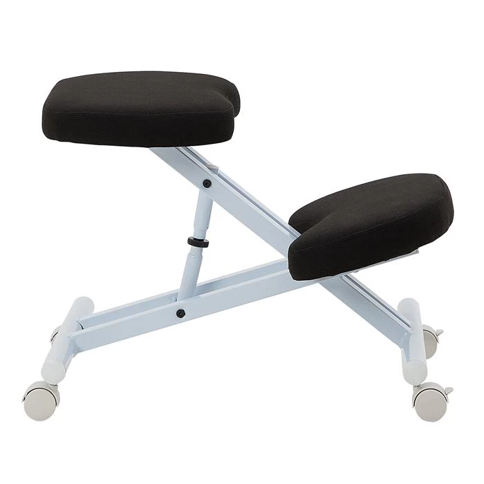 Kniehocker Kniestuhl ROBERT In Weiß/schwarz 2 Kniehocker Kniestuhl ROBERT In Weiß/schwarz – Bild 2