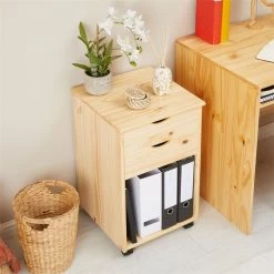 Rollcontainer KANO Mit 2 Schubladen Und 1 Ablagefach In Natur 10 Rollcontainer KANO Mit 2 Schubladen Und 1 Ablagefach In Natur -Möbel Verkauf 2115 AC3