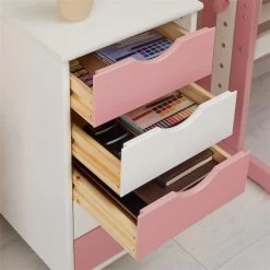 Rollcontainer LAGOS Mit 5 Schubladen In Weiß/rosa 11 Rollcontainer LAGOS Mit 5 Schubladen In Weiß/rosa -Möbel Verkauf 2118 AC4