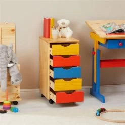 Rollcontainer LAGOS Mit 5 Schubladen Bunt 8 Rollcontainer LAGOS Mit 5 Schubladen Bunt -Möbel Verkauf 2121 AC2