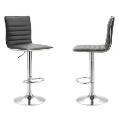 Barhocker ROCA Im 2er Set In Grau