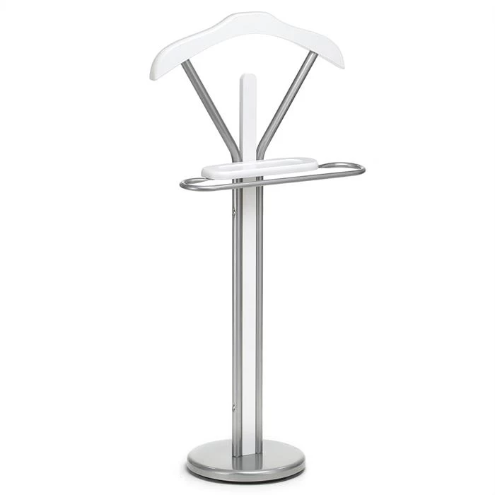 Herrendiener FABIO In Weiß/alufarben 1 Herrendiener FABIO In Weiß/alufarben