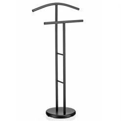 Herrendiener LAURENZ Mit Hosenbügel, Schwarz