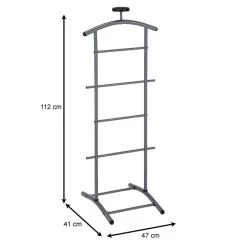 Herrendiener Stummer Diener ATRIX Grau -Möbel Verkauf 30593 3