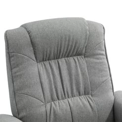 Relaxsessel CHARLY Mit Hocker Und Stoffbezug Grau/schwarz 10 Relaxsessel CHARLY Mit Hocker Und Stoffbezug Grau/schwarz -Möbel Verkauf 31092 4