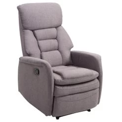 Fernsehsessel RELAJO Mit Stoffbezug In Grau