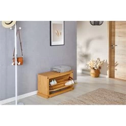 Schuhbank TEQUILA, Kiefer Massiv, Mexiko -Möbel Verkauf 42030 A1