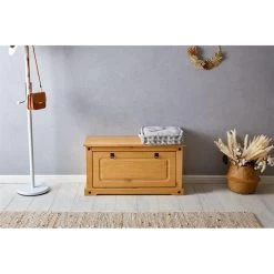 Schuhbank TEQUILA, Kiefer Massiv, Mexiko -Möbel Verkauf 42030 A2