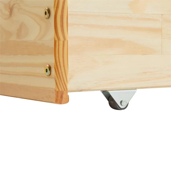 Bett Mit Stauraum JESSY 90x200 Cm, Mit Ausziehbett In Natur 5 Bett Mit Stauraum JESSY 90x200 Cm, Mit Ausziehbett In Natur – Bild 5