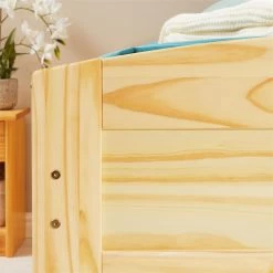 Bett Mit Stauraum JESSY 90x190 Cm, Mit Ausziehbett In Natur 11 Bett Mit Stauraum JESSY 90x190 Cm, Mit Ausziehbett In Natur -Möbel Verkauf 5056 AC5