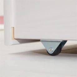 Bett Mit Stauraum JESSY 90x190 Cm, Mit Ausziehbett In Weiß/rosa -Möbel Verkauf 5057 AC4