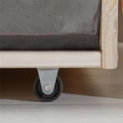 Ausziehbett LORENA 90x190 Cm, Kiefer In Taupe/weiß -Möbel Verkauf 5087 AC4