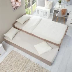 Ausziehbett LORENA 90x190 Cm, Kiefer Massiv In Taupe 10 Ausziehbett LORENA 90x190 Cm, Kiefer Massiv In Taupe -Möbel Verkauf 5088 AC3