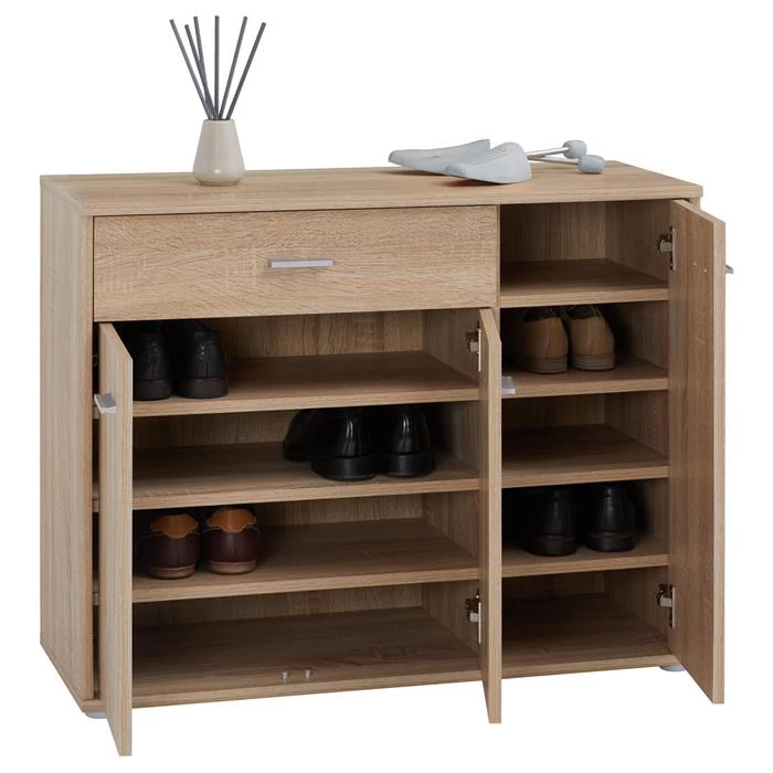 Schuhschrank DEUSTO In Sonoma Eiche 3 Schuhschrank DEUSTO In Sonoma Eiche – Bild 3