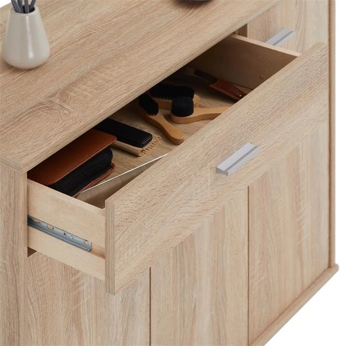 Schuhschrank DEUSTO In Sonoma Eiche 4 Schuhschrank DEUSTO In Sonoma Eiche – Bild 4