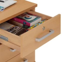 Rollcontainer VANCOUVER In Buchefarben Mit 3 Schubladen 7 Rollcontainer VANCOUVER In Buchefarben Mit 3 Schubladen -Möbel Verkauf 51125 4