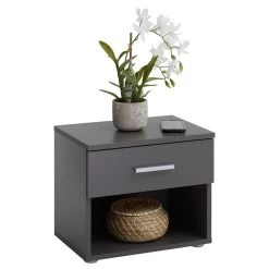 Nachttisch MARY In Anthrazit Mit 1 Schublade
