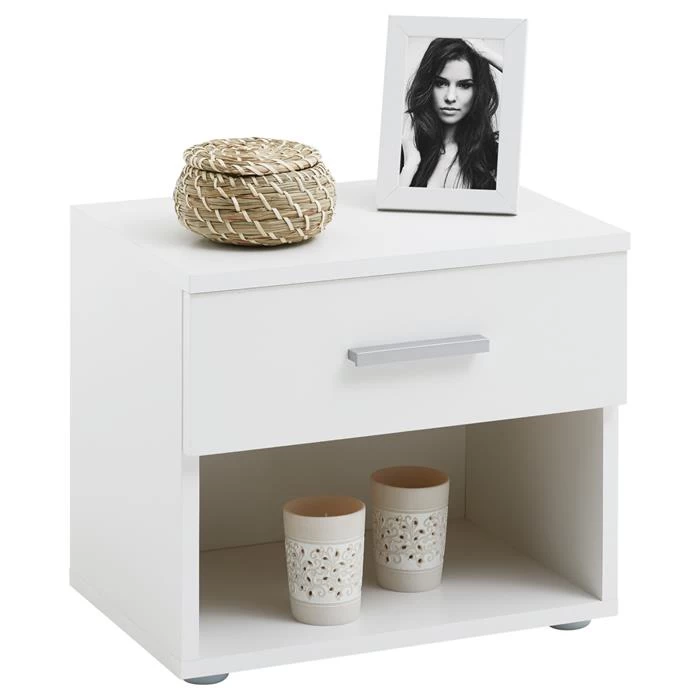 Nachttisch MARY Im 2er Set In Hochglanz Weiß 2 Nachttisch MARY Im 2er Set In Hochglanz Weiß – Bild 2