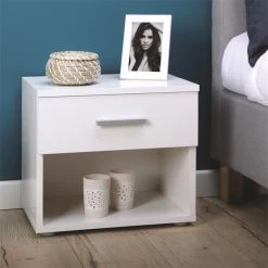 Nachttisch MARY Im 2er Set In Hochglanz Weiß 6 Nachttisch MARY Im 2er Set In Hochglanz Weiß -Möbel Verkauf 51143 1 N1 1