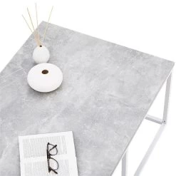 Couchtisch MAURO Mit Metallgestell, In Betonoptik/weiß -Möbel Verkauf 51231 2