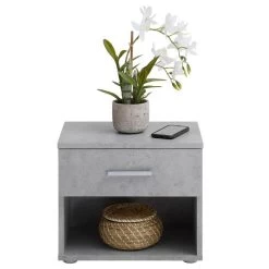 Nachttisch MARY Betonoptik Mit Schublade 6 Nachttisch MARY Betonoptik Mit Schublade -Möbel Verkauf 51309 2 N1