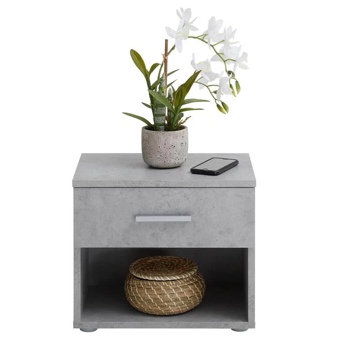 Nachttisch MARY Betonoptik Mit Schublade 3 Nachttisch MARY Betonoptik Mit Schublade – Bild 3