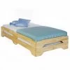 Stapelbett RONNY 90x200 Cm Aus Kiefer, Natur
