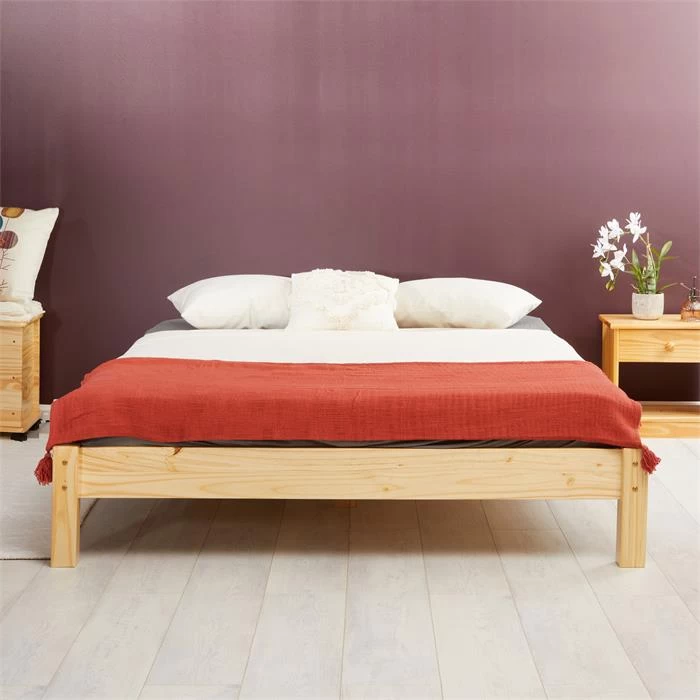 Futonbett TAIFUN Aus Kiefer Natur In 140 X 190 Cm 2 Futonbett TAIFUN Aus Kiefer Natur In 140 X 190 Cm – Bild 2