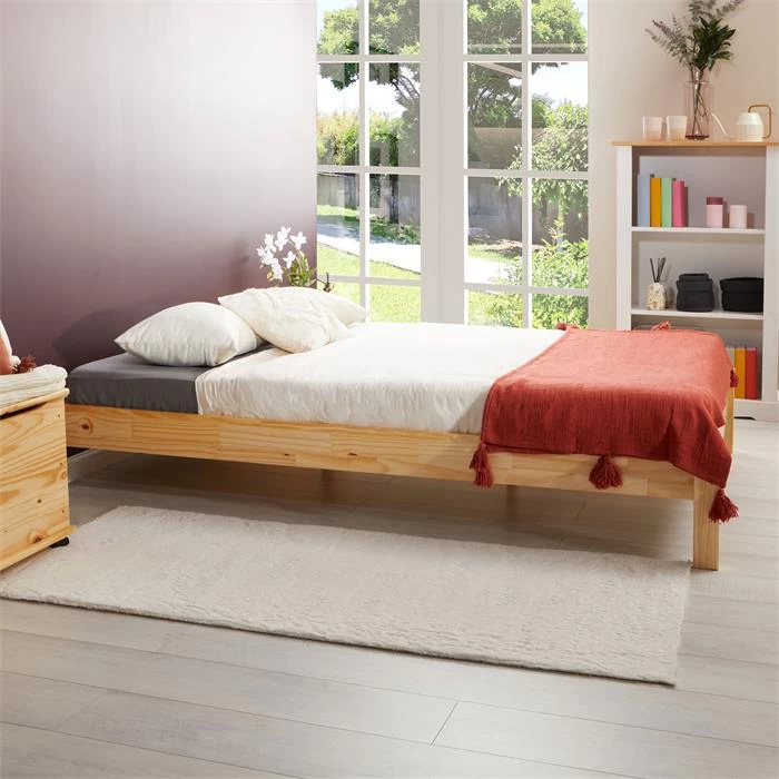 Futonbett TAIFUN Aus Kiefer Natur In 140 X 190 Cm 4 Futonbett TAIFUN Aus Kiefer Natur In 140 X 190 Cm – Bild 4