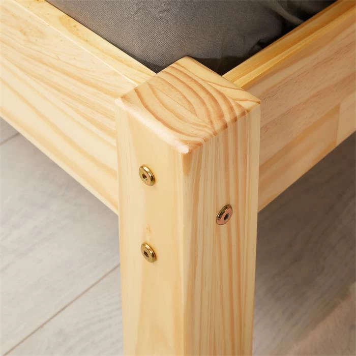 Futonbett TAIFUN Aus Kiefer Natur In 140 X 190 Cm 6 Futonbett TAIFUN Aus Kiefer Natur In 140 X 190 Cm – Bild 6