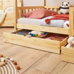 Hausbett NUNA In 90 X 200 Cm Aus Massiver Kiefer, Natur 10 Hausbett NUNA In 90 X 200 Cm Aus Massiver Kiefer, Natur -Möbel Verkauf 71300 AC4