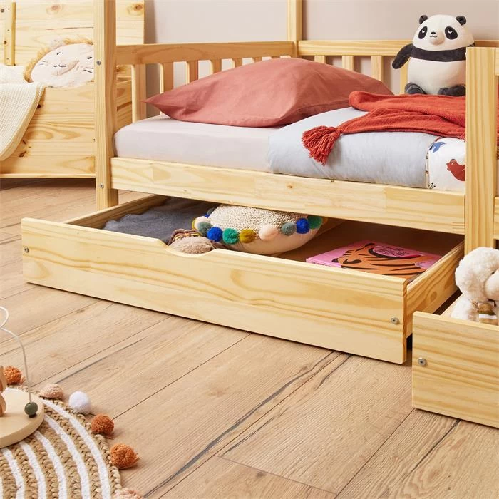 Hausbett NUNA In 90 X 200 Cm Aus Massiver Kiefer, Natur 5 Hausbett NUNA In 90 X 200 Cm Aus Massiver Kiefer, Natur – Bild 5