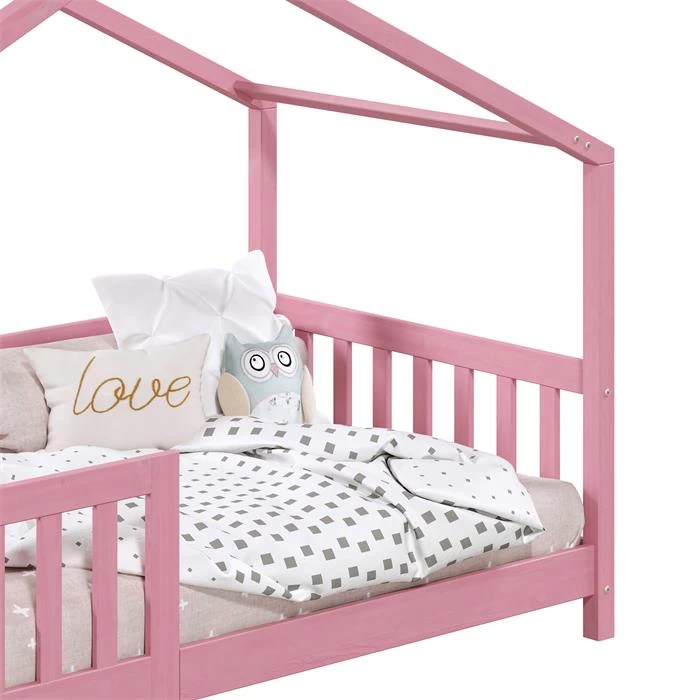 Hausbett LISAN In 90 X 200 Aus Massiver Kiefer In Rosa 6 Hausbett LISAN In 90 X 200 Aus Massiver Kiefer In Rosa – Bild 6