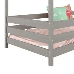 Hausbett RENA In 90 X 200 Cm Mit Rausfallschutz In Grau 10 Hausbett RENA In 90 X 200 Cm Mit Rausfallschutz In Grau -Möbel Verkauf 71322 4